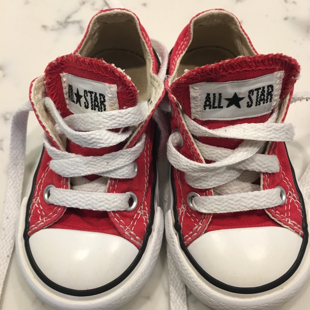 Toddler red converse
